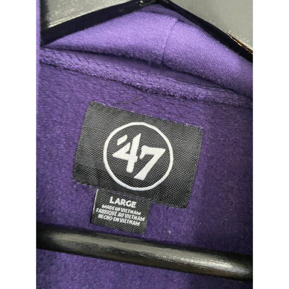 LSU Tigers Purple College Hoodie Sweatshirt Size Large - Picture 4 of 5